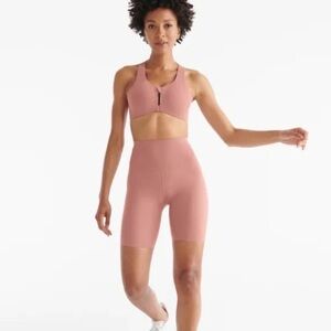 Knix Catalyst Zip Front Pink Bra, size 6